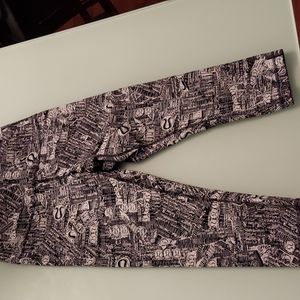 Lululemon Wunder Train printed leggings